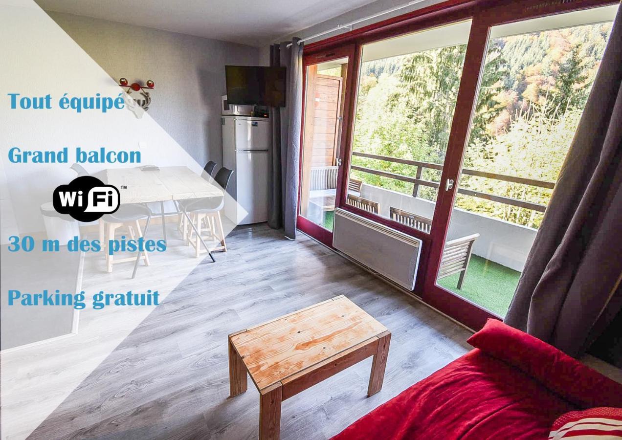 Le Relai S31 - Grand Et Lumineux Studio Avec Coin Montagne 4-6 Pers, Tout Equipe, Avec Wifi, A 30M Des Pistes Avec Un Grand Balcon, Draps Non Compris Saint-Jean-dʼAulps المظهر الخارجي الصورة